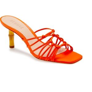 Schutz Dileni Strappy Slide Sandal sz 8.5